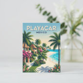 Playacar Mexiko Postkarte (Stehend Vorderseite)