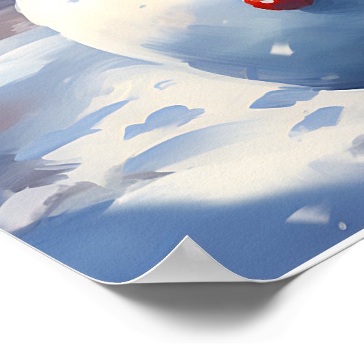 Playame Snowman Wall Art Poster (Ecke)