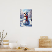 Playame Snowman Wall Art Poster (Küche)