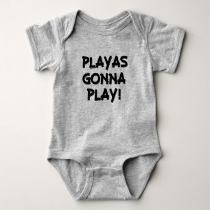 Playas spielt lustiges Baby Boy Shirt