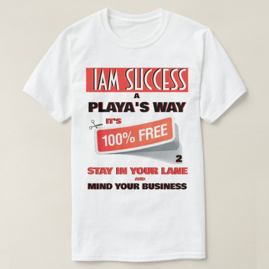 PLAYA'S WEG T-Shirt (Design vorne)