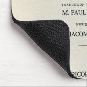 Playbill für Madame Butterfly durch Giacomo Mousepad (Ecke)