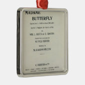 Playbill für Madame Butterfly durch Giacomo Silbernes Ornament (Rechts)