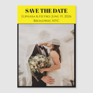 Playbill Inspiriertes Save-the-Date Magneteinladung