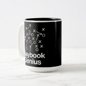 Playbook Genius Zweifarbige Tasse (Vorderseite Links)
