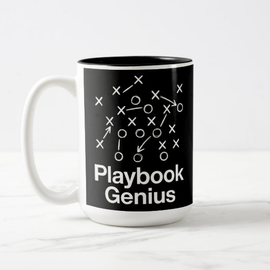 Playbook Genius Zweifarbige Tasse (Links)