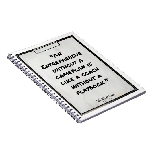 "Playbook" Notizblock (Rechte Seite)