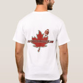 PlayCanadianRules.com-Entwurf 4 T-Shirt (Rückseite)