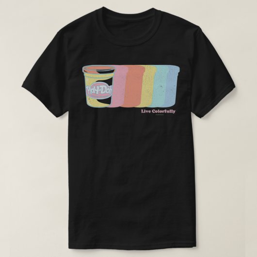 PlayDoh Rainbow Trail Portrait T-Shirt (Design vorne)