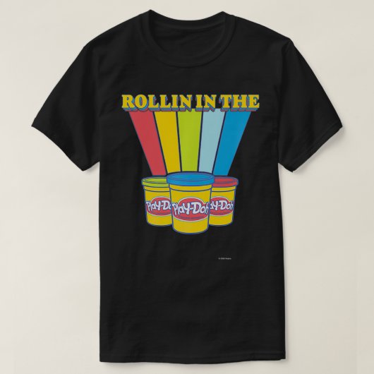 PlayDoh Rollin' im PlayDoh Rainbow Premium T-Shirt (Design vorne)