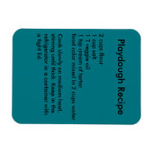 Playdough Recipe Magnet (Horizontal)