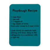 Playdough Recipe Magnet (Vertikal)