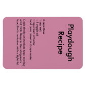 Playdough Recipe Magnet (Horizontal)