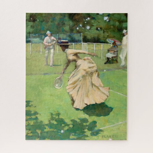 Played, Tennis Match von Sir John Lavery Puzzle (Vertikal)