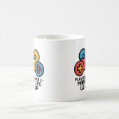 Player 1 & 2 Married Gamer Level Up Art Kaffeetasse (Mittel)