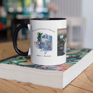 Player 2 Forever   Benutzerdefinierter Foto-Becher Tasse