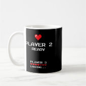 Player 2 Player 3 Loading - Retro Gaming -  Kaffeetasse (Links)