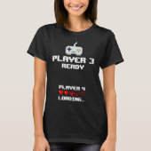 Player 3 Player 4 Loading  Gamming New Baby T-Shirt (Vorderseite)
