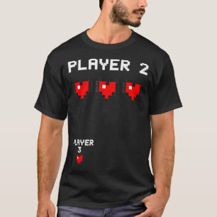 Player 3 T Video Game Pregnancy Announcing Game T-Shirt