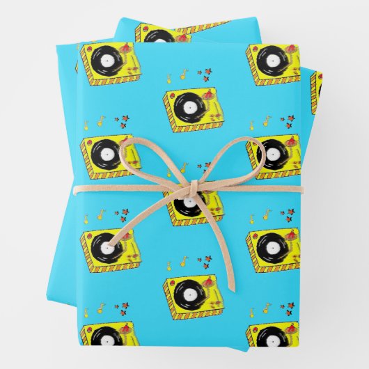 Player Geschenkpapier Set (Beispiel)