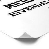 Player Number 12 Senior Sports Team FotoCollage Poster (Ecke)