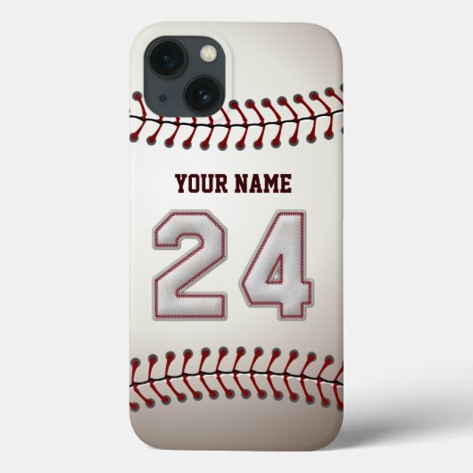 Player Number 24 - Coole Baseball-Sticks sehen Case-Mate iPhone Hülle (Rückseite)
