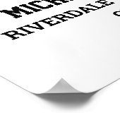 Player Number 26 Senior Sports Team Foto Collage Poster (Ecke)