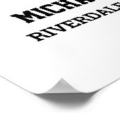 Player Nummer 2 Foto Collage des Senior Sports Tea Poster (Ecke)