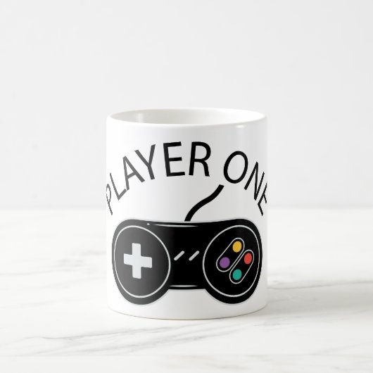 Player One Gamer - Video Game Controller - Geschen Kaffeetasse (Mittel)