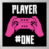 Player #One Gaming Poster (Vorne)