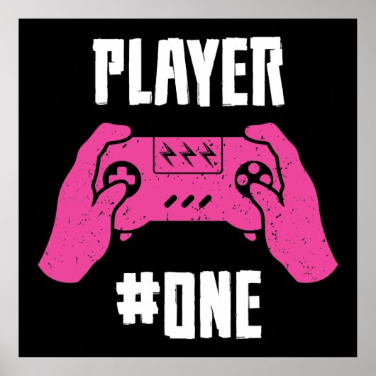 Player #One Gaming Poster (Vorne)