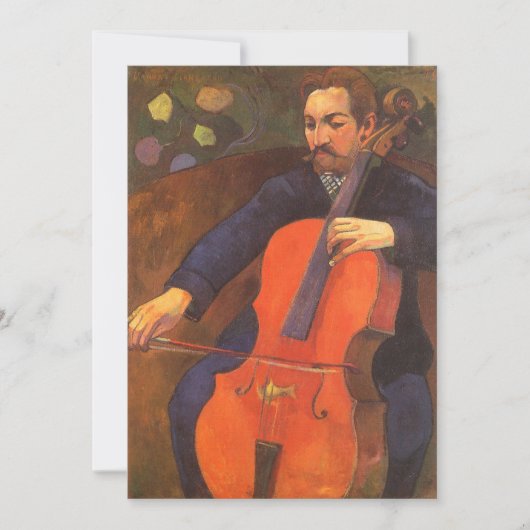 Player Schneklud Portrait von Paul Gauguin (Vorderseite)