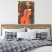 Player Schneklud Portrait von Paul Gauguin Leinwanddruck (Insitu (Schlafzimmer))