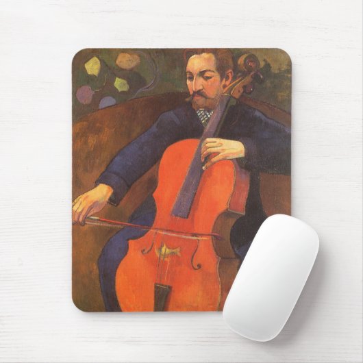 Player Schneklud Portrait von Paul Gauguin Mousepad (Mit Mouse)