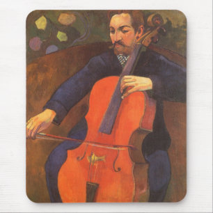 Player Schneklud Portrait von Paul Gauguin Mousepad