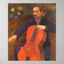 Player Schneklud Portrait von Paul Gauguin