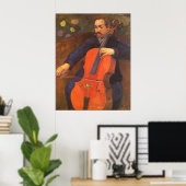 Player Schneklud Portrait von Paul Gauguin Poster (Heimbüro)