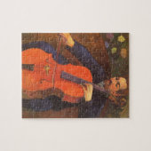 Player Schneklud Portrait von Paul Gauguin Puzzle (Horizontal)