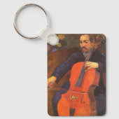 Player Schneklud Portrait von Paul Gauguin Schlüsselanhänger (Vorderseite)