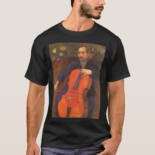 Player Schneklud Portrait von Paul Gauguin T-Shirt (Vorderseite)