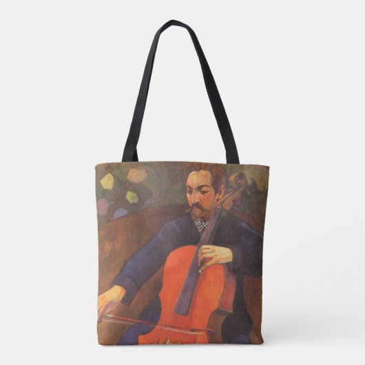 Player Schneklud Portrait von Paul Gauguin Tasche (Rückseite)