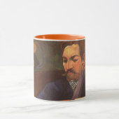 Player Schneklud Portrait von Paul Gauguin Tasse (Zentrum)