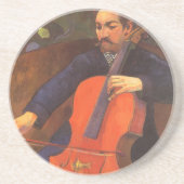 Player Schneklud Portrait von Paul Gauguin Untersetzer (Vorne)