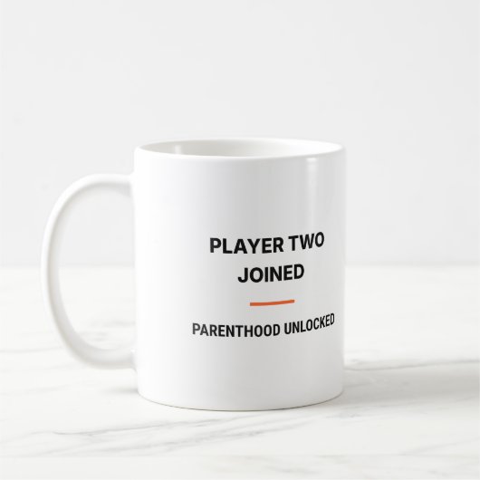 Player Two Joined Parenthood Unlocked Tasse (Links)