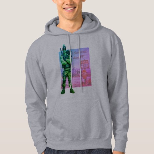 Playera Area51 -I survived Area51 Hoodie (Vorderseite)