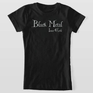 Playera Black Metal Logo T-Shirt
