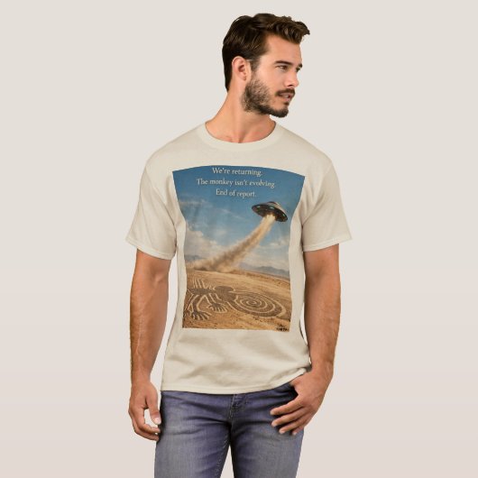 Playera CG17S -Nazca Monkey T-Shirt (Vorne ganz)