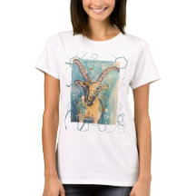 playera con dibujo original zodiaco capricorn