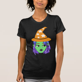 Playera de Halloween, Bruja enojada T-Shirt