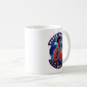Playera de Mujer Locura de marzo Baloncesto Kaffeetasse (VorderseiteRechts)